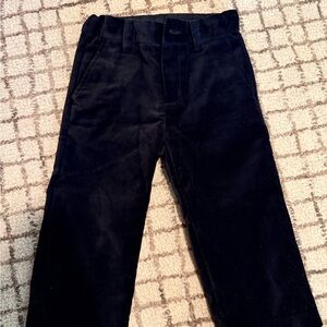 Janie and Jack Black Velvet Pants
